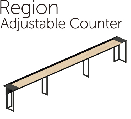 Region Adjustable Counter リージョン　アジャスタブル　カウンター