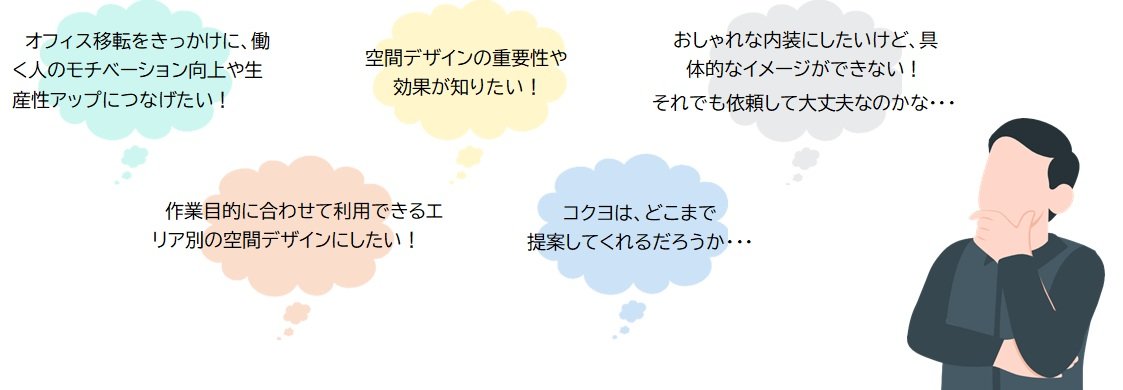 オフィス空間のカラー構築、こんな悩みはありませんか？2