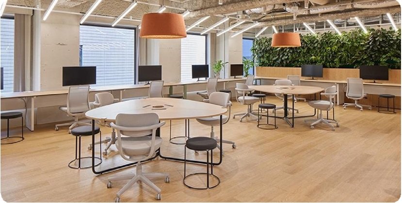 4.【働きやすい空間づくりのポイント】環境整備。快適性とコミュニケーションを生む空間