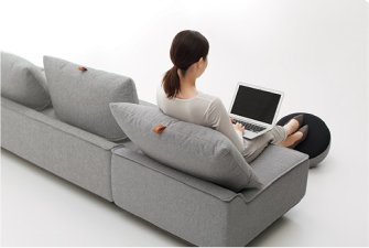  Adjustable backrest supports various ways to spend
