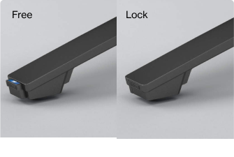 Built-in wheels