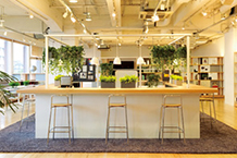 big counter/big table