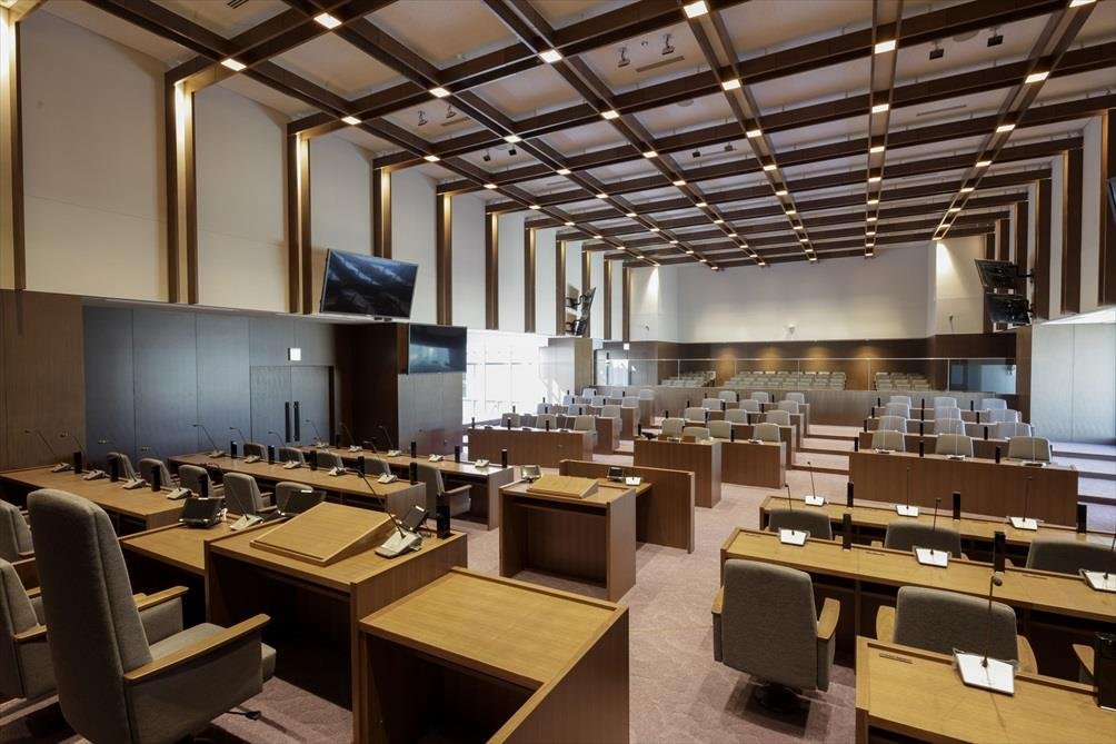 【藤沢市役所】9F 議場