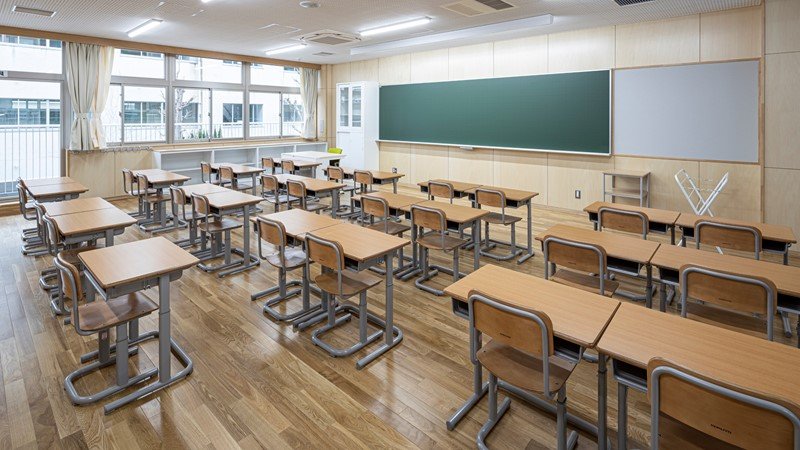 普通教室　学校　机