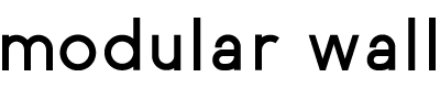 modular wall