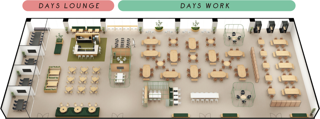 2つの空間で実現する、ボーダレスコミュニケーション