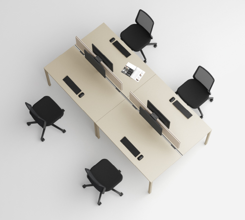 広く使える作業面に、ワークに必要な機能を標準装備